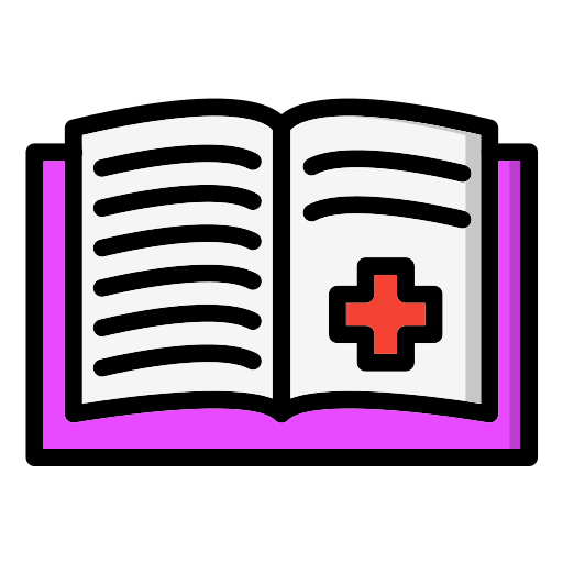 libro médico icono gratis