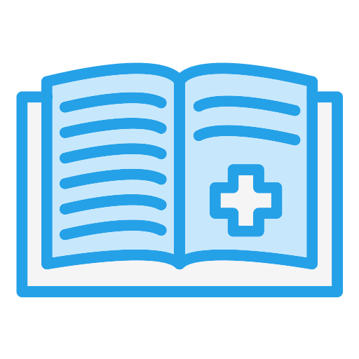 libro médico icono gratis