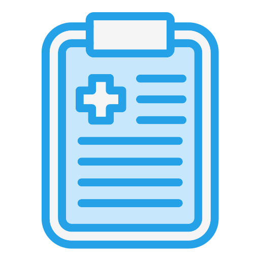 relatório médico grátis ícone