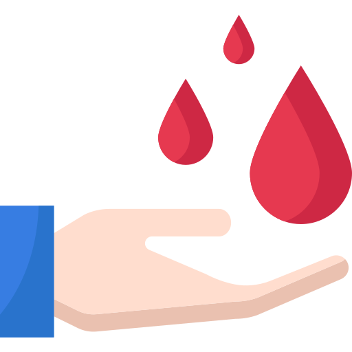 donar sangre icono gratis