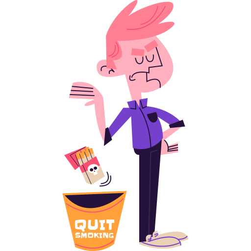 Quit smoking free sticker Quit smoking free sticker