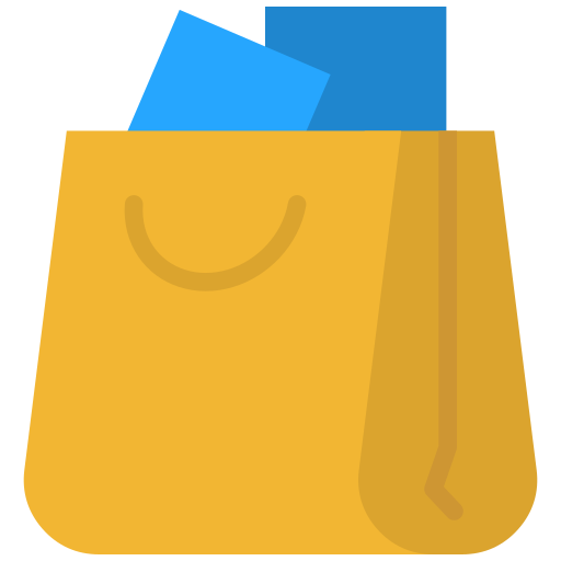 Shopping bag Generic color fill icon