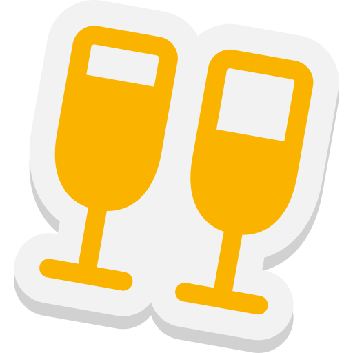 copas de vino icono gratis