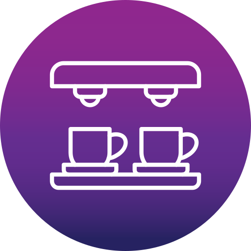 Coffee machine Generic gradient fill icon