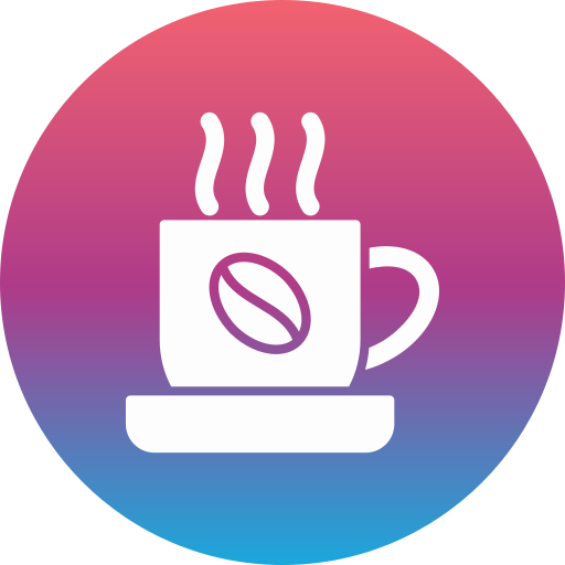 Hot Coffee Generic gradient fill icon