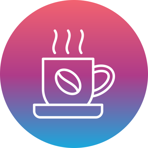 Hot Coffee Generic gradient fill icon