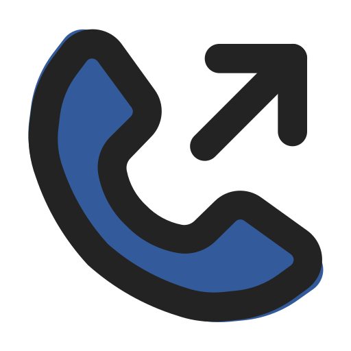 Outgoing call - free icon