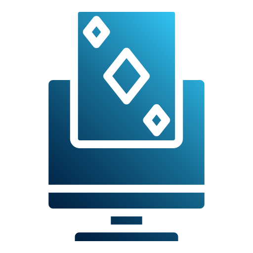 póquer en línea icono gratis
