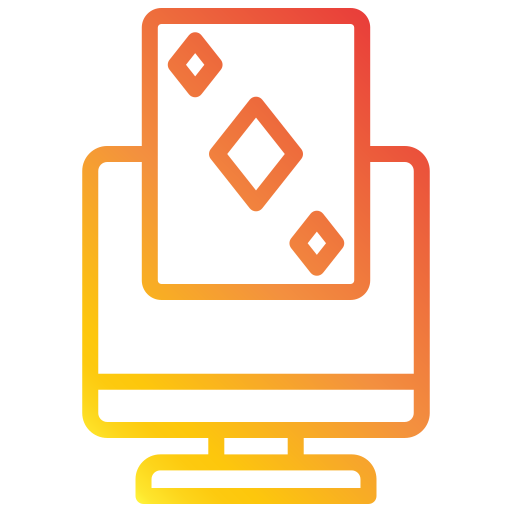 póquer en línea icono gratis