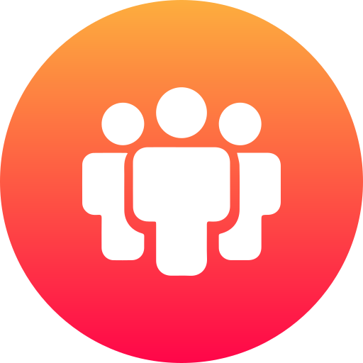 People Generic gradient fill icon