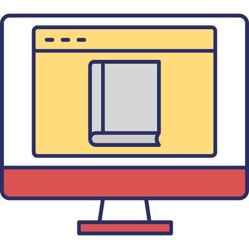 educación en línea icono gratis