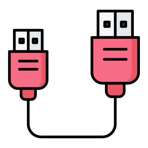 USB cable Generic color lineal-color icon