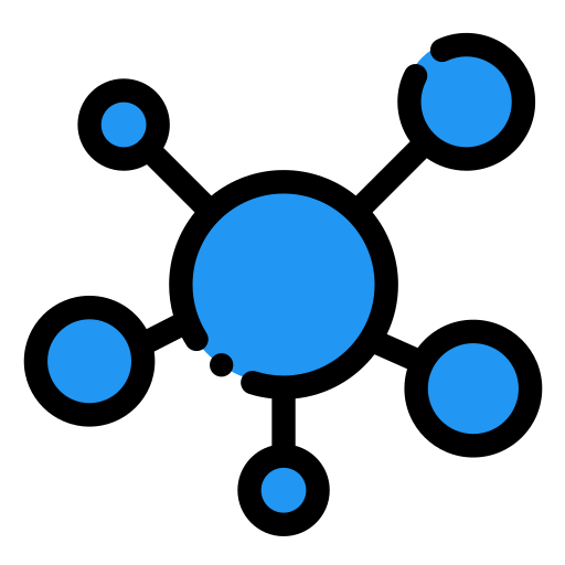 Network Generic color lineal-color icon