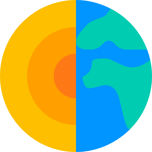 Planet Basic Straight Flat icon