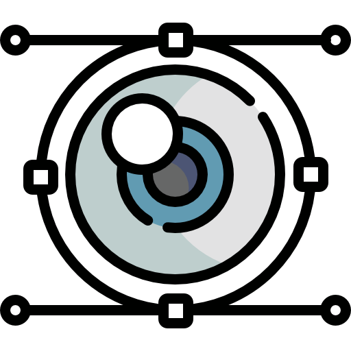 visión icono gratis