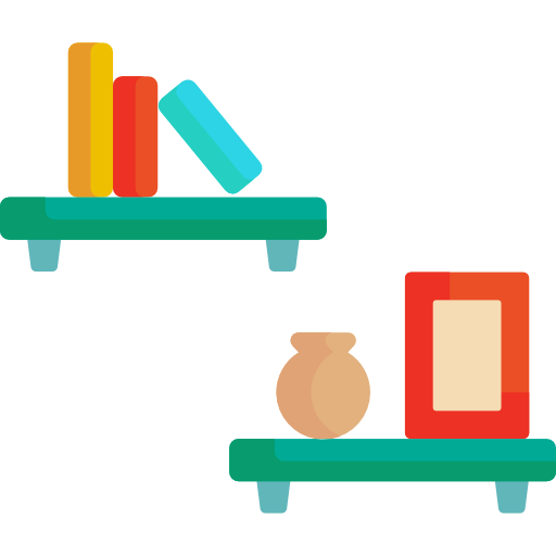 Étagère à livres Icône gratuit