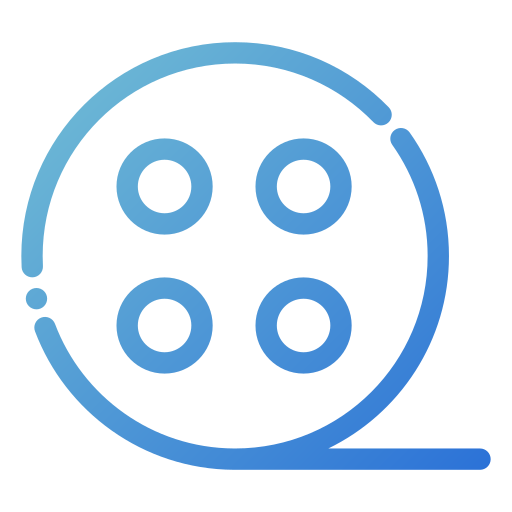 rollo de película icono gratis