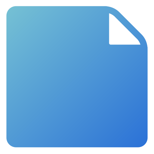 Paper Generic Gradient Fill Icon