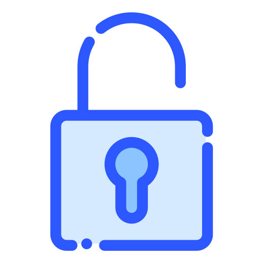 Unlock Generic color lineal-color icon