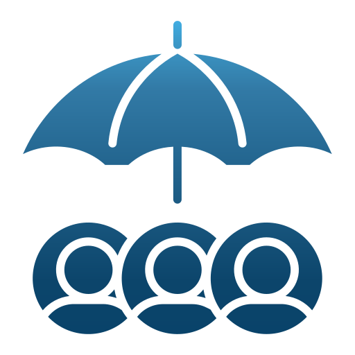 seguro familiar icono gratis