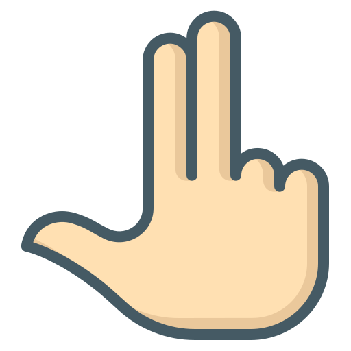 Two Fingers - Free hands and gestures icons