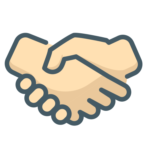 handshake flat icon