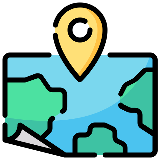 mapa icono gratis