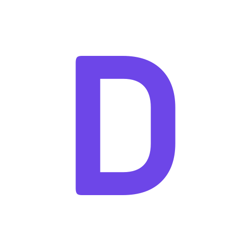 Letter D - Free shapes and symbols icons