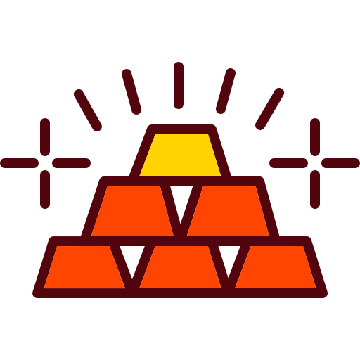 Золотые слитки бесплатно иконка