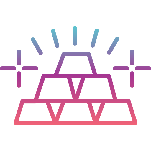 Золотые слитки бесплатно иконка