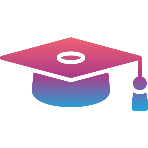 Mortarboard Generic gradient fill icon