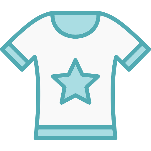 T shirt Generic color lineal-color icon