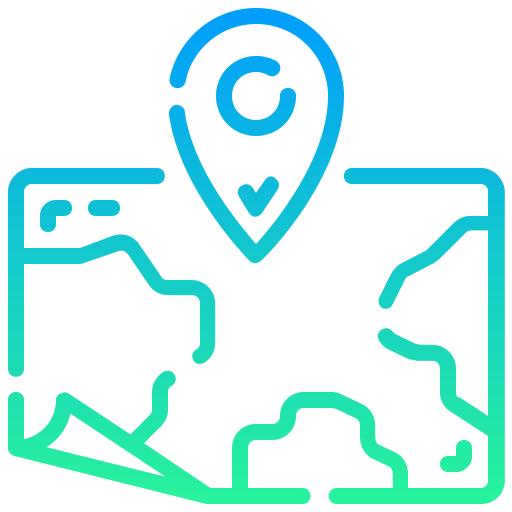 mapa grátis ícone