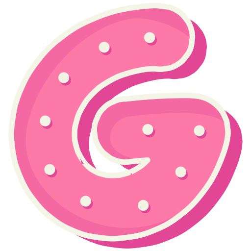 Letter g Generic color fill icon