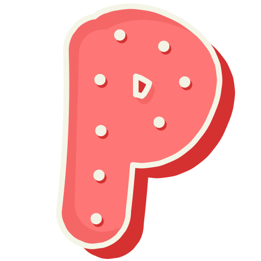 Pink letter p icon - Free pink letter icons