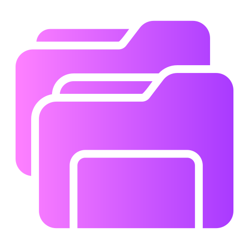 Folder Generic gradient fill icon