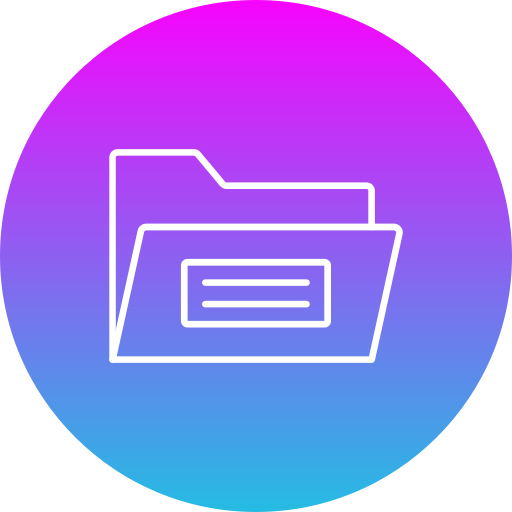 Folder Generic gradient fill icon