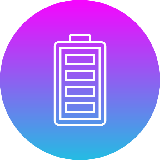 Full battery Generic gradient fill icon