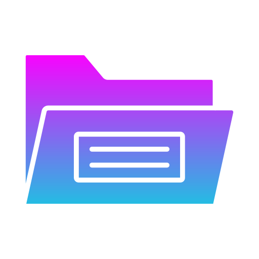 Folder Generic gradient fill icon