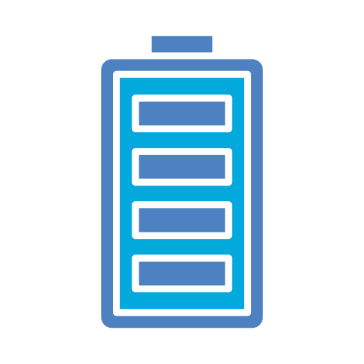 bateria llena icono gratis