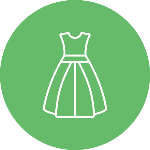 Wedding Dress Generic color fill icon