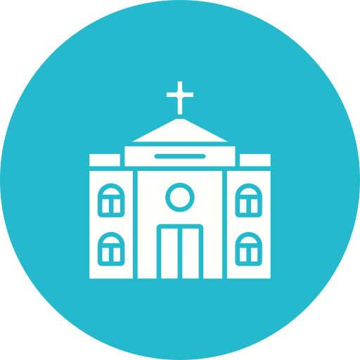 Church Generic Color Fill Icon