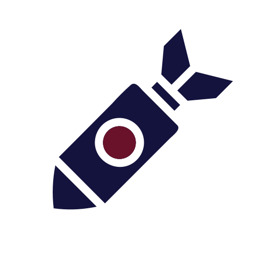 Missile Generic color fill icon