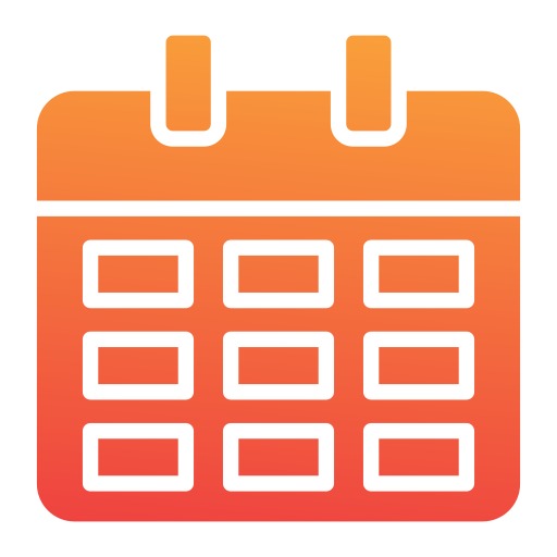 Calendar icon Generic gradient fill