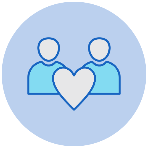 Relationship Generic Color Lineal Color Icon