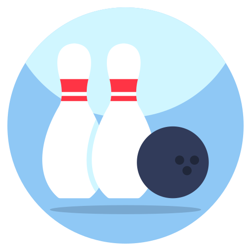 Bowling Generic color fill icon