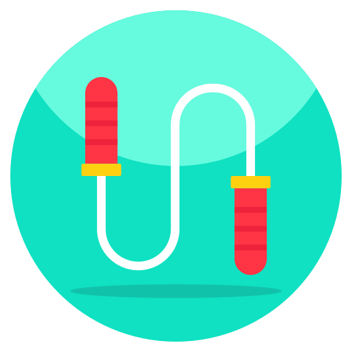 Jumping rope free icon