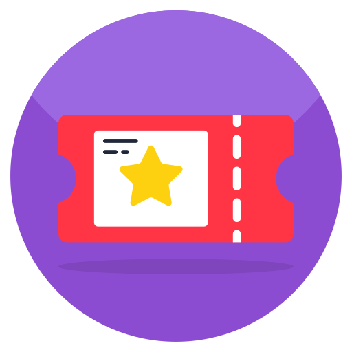 Ticket free icon