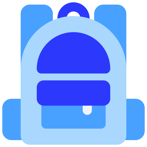 mochila icono gratis