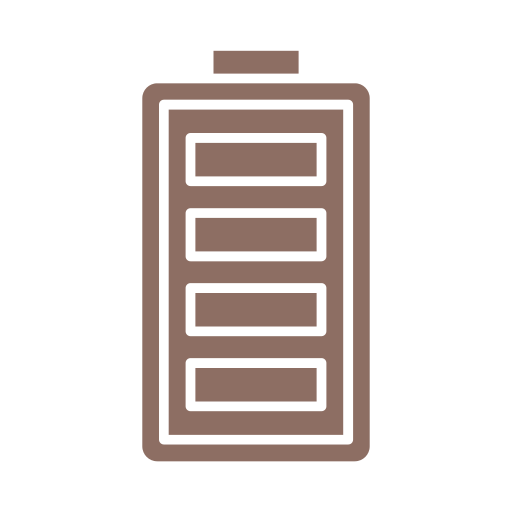 bateria llena icono gratis
